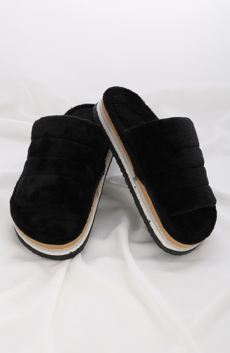 Black Women`s House Slippers 01-01