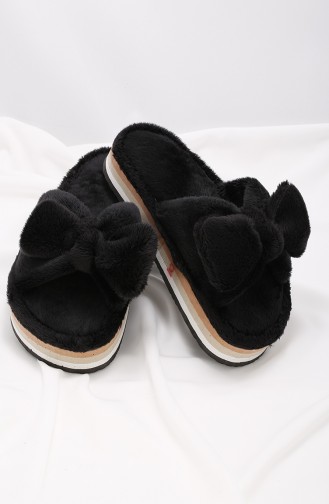 Black Woman home slippers 03-01