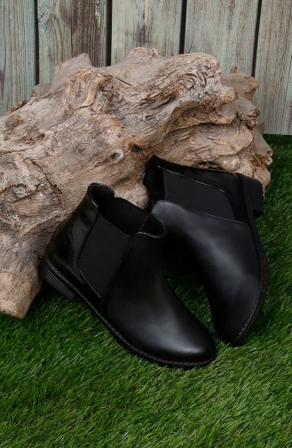Black Boots-booties 26038-14