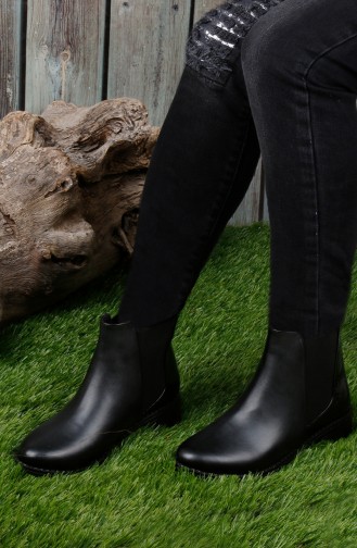 Black Boots-booties 26038-14