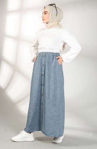Denim Blue Skirt 9006-02