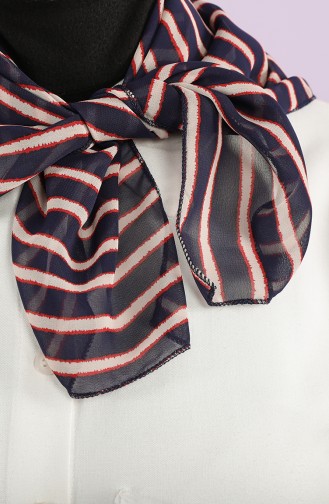 Navy Blue Foulard 61822-01