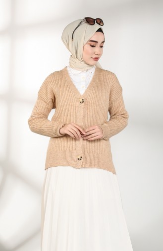 Gilets Beige Foncé 0593-01