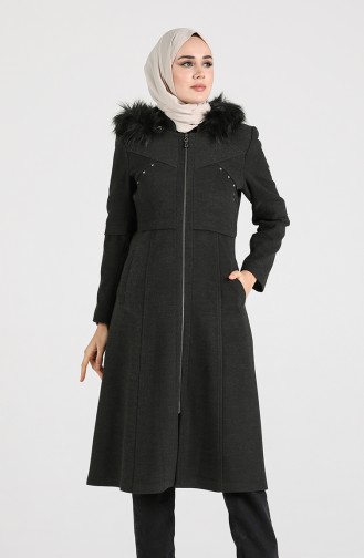 Furry Cashmere Coat 1017-06 Smoked 1017-06