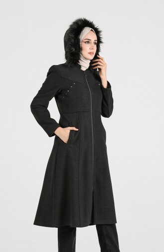 Furry Cashmere Coat 1017-06 Smoked 1017-06