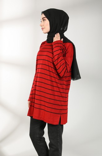 Rot Pullover 3015-01