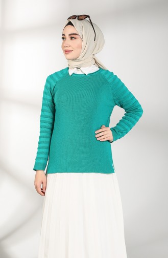 Grün Pullover 3017-07