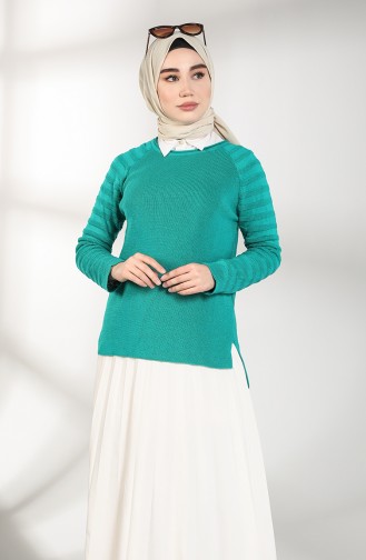 Grün Pullover 3017-07