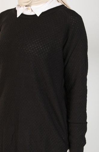 Schwarz Pullover 3018-06