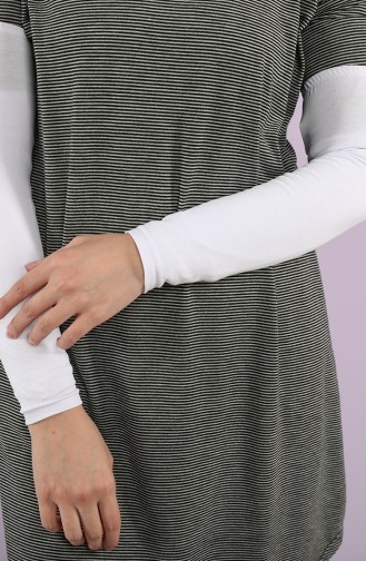 Düz Penye Kolluk 1094-02 Beyaz