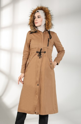 Manteau Café au lait 7107-02