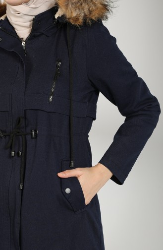 Manteau Bleu Marine 7107-03