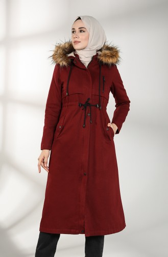 Manteau Bordeaux 7107-04