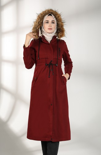 Manteau Bordeaux 7107-04