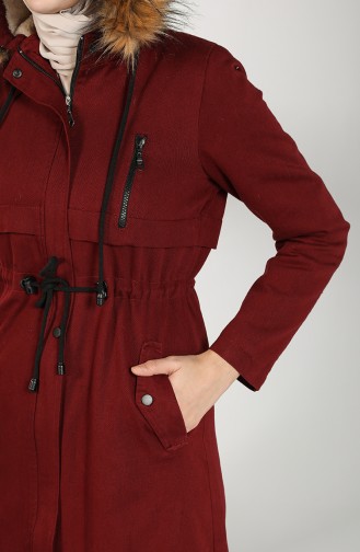 Manteau Bordeaux 7107-04