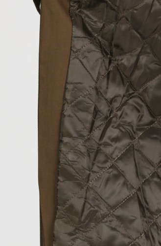 Hooded Coat 4005-01 Khaki 4005-01