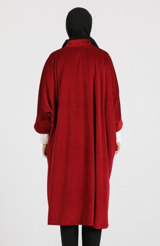 Claret Red Poncho 9020-06