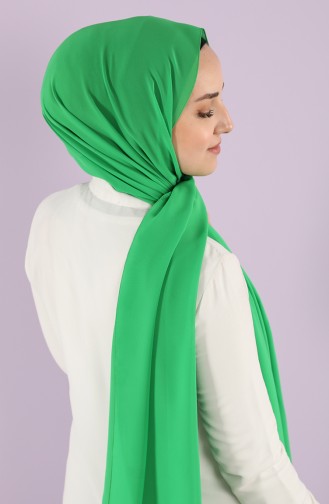 Stekin Düz Renk Şifon Şal 4416-03 Yeşil