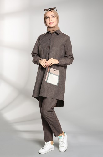 طقم بُني 4046-03