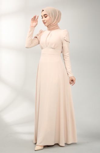 Habillé Hijab Beige 5412-02