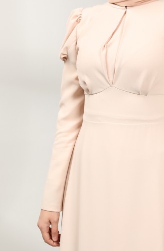 Habillé Hijab Beige 5412-02