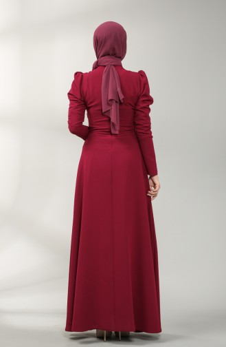 Zwetschge Hijab-Abendkleider 5412-05