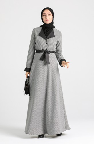 Robe Hijab Noir 4333-01
