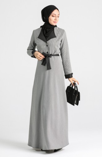 Robe Hijab Noir 4333-01