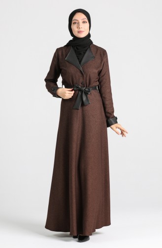 Robe Hijab Tabac 4333-04