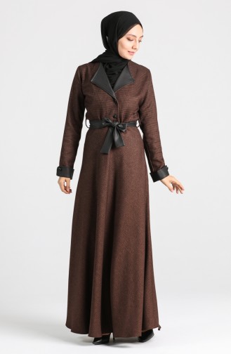 Robe Hijab Tabac 4333-04