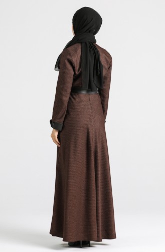 Tabak Hijab Kleider 4333-04