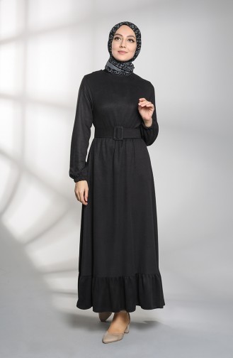 Robe Hijab Noir 1485-05