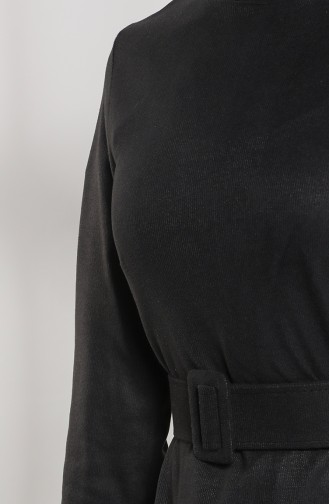 Belted Dress 1485-05 Black 1485-05