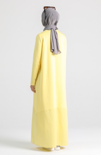 Robe Hijab Jaune 4640-01