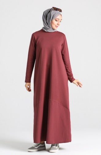 Robe Hijab Bordeaux 4640-02