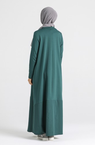 فستان أخضر زمردي 4640-04