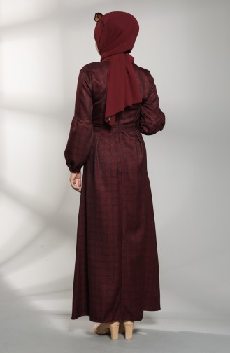 Robe Hijab Bordeaux 21K8169-09