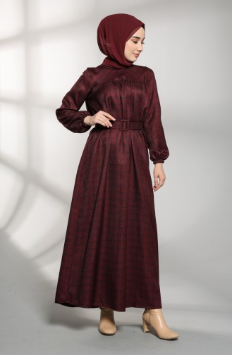 Robe Hijab Plum 21K8179-02