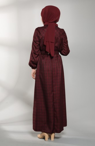 Robe Hijab Plum 21K8179-02