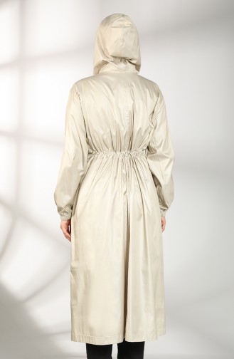 Beige Trench Coats Models 2050-01