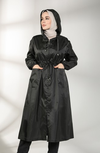 Black Trench Coats Models 2050-03