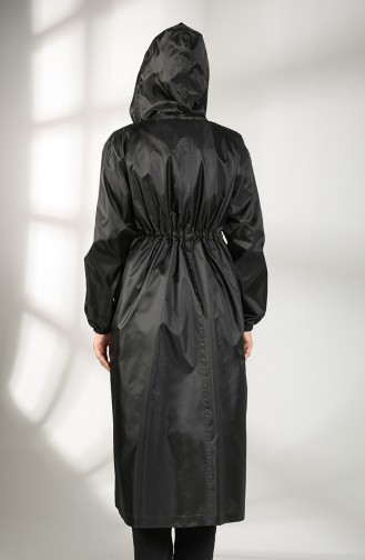 Schwarz Trench Coats Models 2050-03