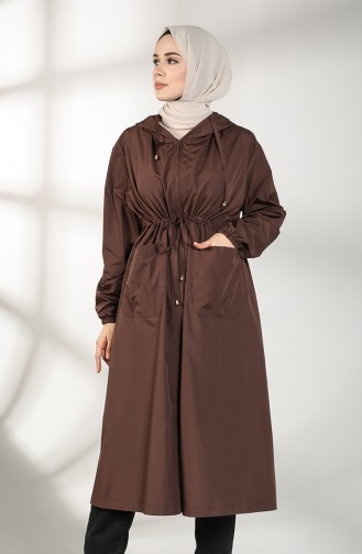 Brown Trench Coats Models 2050-04