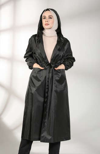 Black Trench Coats Models 2051-03