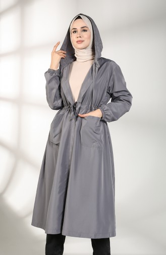 Gray Trench Coats Models 2051-04