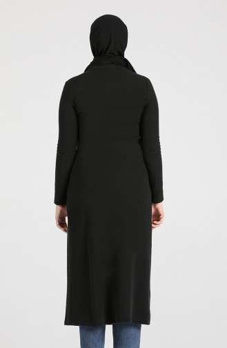 Triko Uzun Tunik 2095-03 Siyah