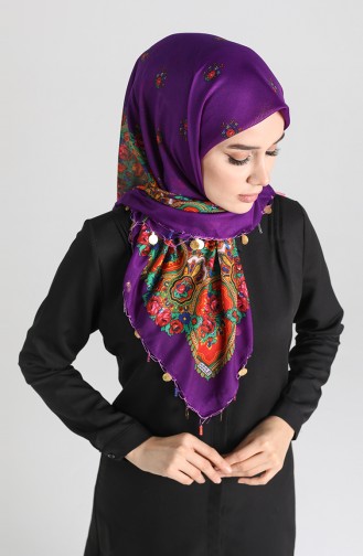 Purple Scarf 7-02