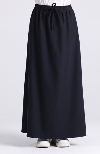 Beli lastikli Etek 4329ETK-01 Lacivert