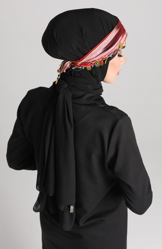 Boncuklu Karadeniz Bandana B2-01 Kırmızı