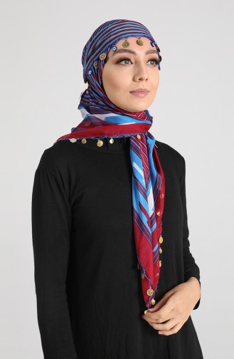 Blue Foulard 8-02